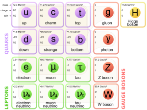 Standard Model particle zoo, from Wikimedia Commons