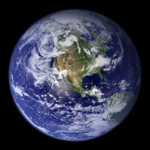 NASA's Blue Marble, western hemisphere